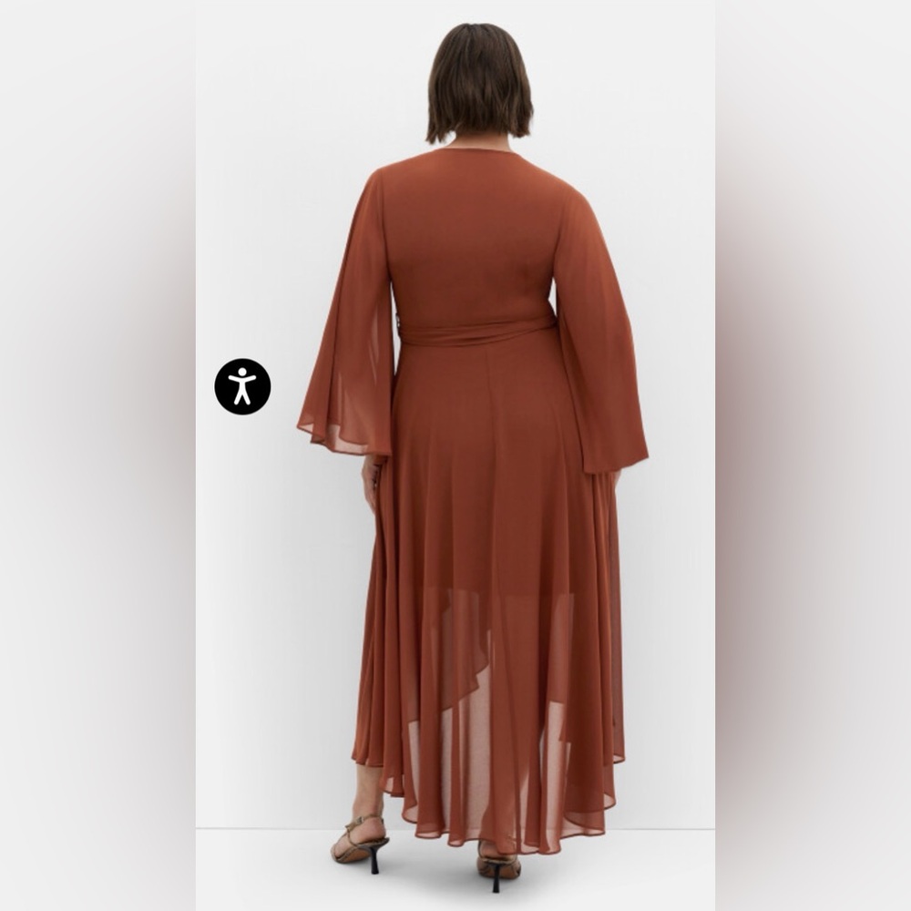 City Chic Fleetwood Maxi Dress - ginger